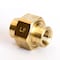 Homeplus+ ATC 1/4 in. FPT X 1/4 in. D FPT Yellow Brass Union 6JC126310701011 - alternate 2